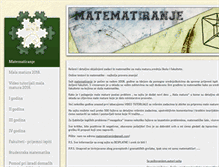 Tablet Screenshot of matematiranje.in.rs
